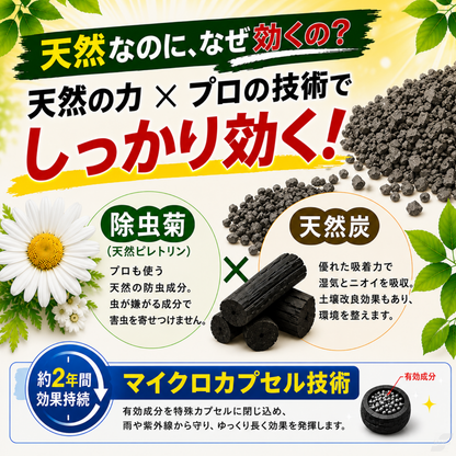 【安心の天然素材100％】 虫除け炭
