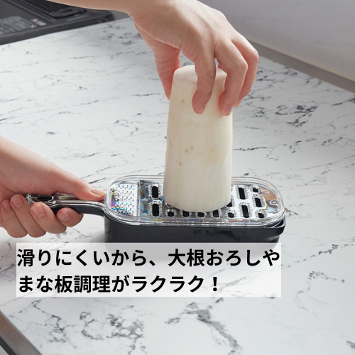 【ふわピタ！フルサイズシリコン調理台マット】　大理石調　※3サイズあります