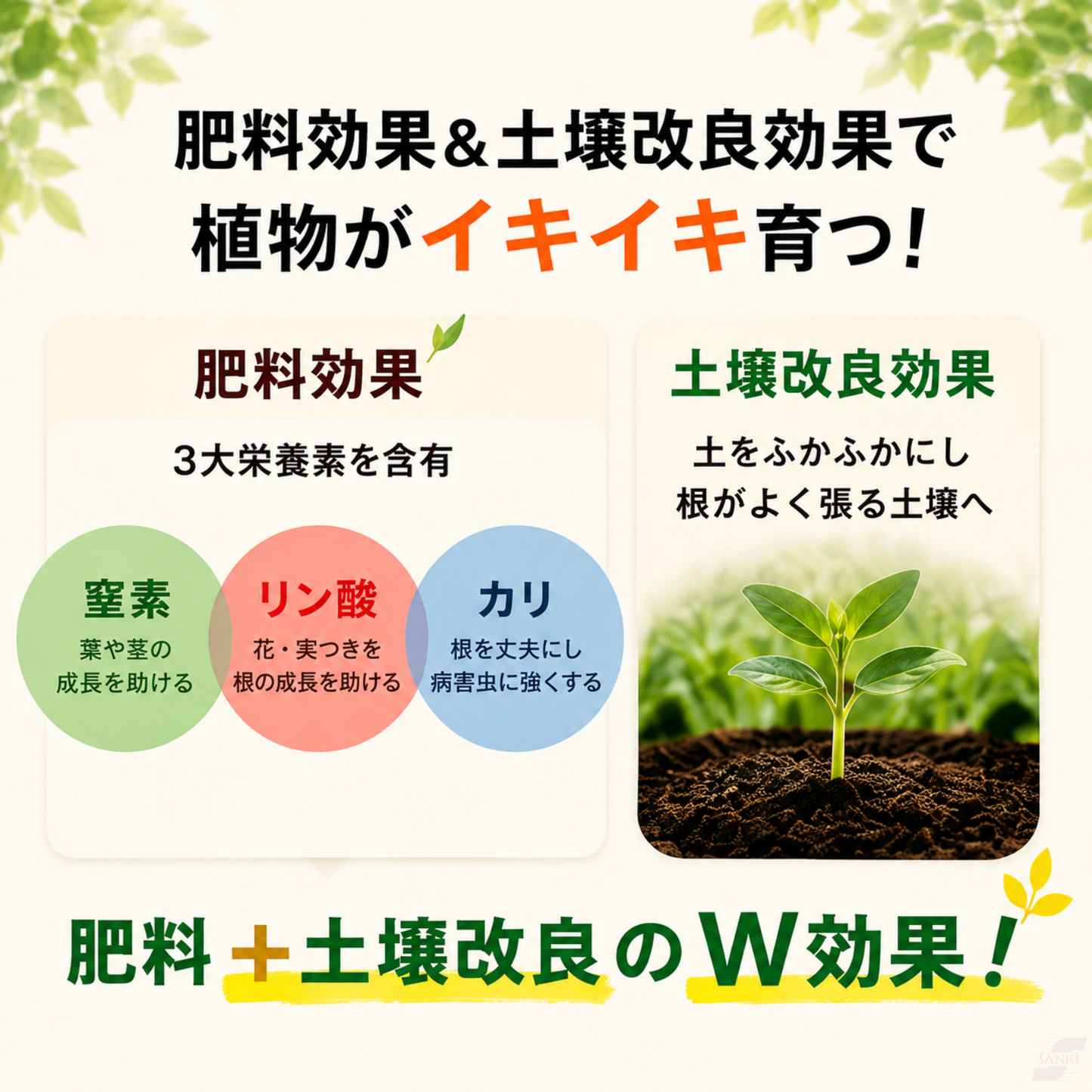 【有機栽培農家ご用達】 ニームの肥料　※計量スプーン付き