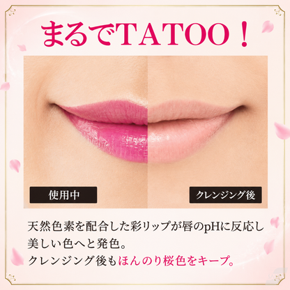 落ちにくい口紅 彩リップ 3色セット