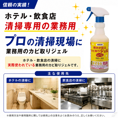 【輝きが戻る】業務用 カビ取りジェル