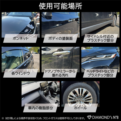 水のいらないカーシャンプー　DIAMONDS No.8